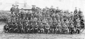 Malvern men of the South Midland Brigade photographed before leaving for a training camp in August 1914