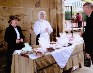 Raising money for the museum at Malvern Food Festival